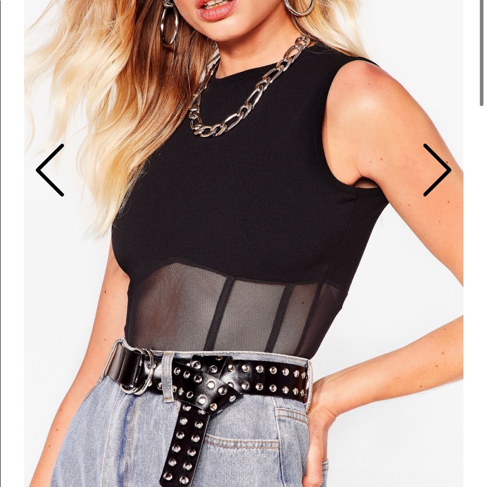 Nasty Gal Corset crop